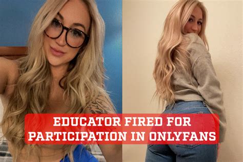 teacher got fired because of onlyfans|Ex